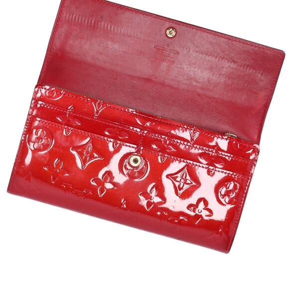 Louis Vuitton Sarah Monogram Vernis Long Wallet M93530 Pomme d'Amour - Picture 4 of 8